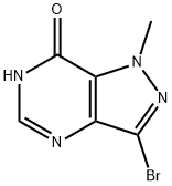 3-溴-1-甲基-1H-吡唑并[4,3-D]嘧啶-7-醇 结构式