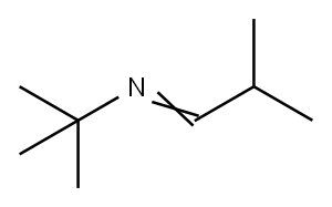 2-Propanamine, 2-methyl-N-(2-methylpropylidene)- 结构式