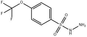 4-(三氟甲氧基)苯-1-磺酰肼 结构式