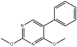 2,4-二甲氧基-5-苯基嘧啶 结构式