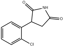 3-(2-Chlorophenyl)-2,5-pyrrolidinedione 结构式