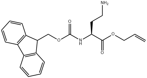 Fmoc-Dab-OAll 结构式