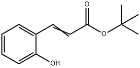 (E)-tert-butyl 3-(2-hydroxyphenyl)acrylate 结构式
