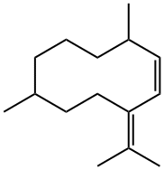 Cyclodecene, 6,10-dimethyl-3-(1-methylethylidene)- 结构式