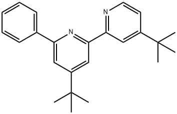 2,2'-Bipyridine, 4,4'-bis(1,1-dimethylethyl)-6-phenyl- 结构式