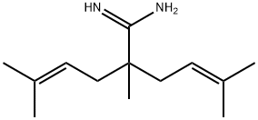 4-Hexenimidamide, 2,5-dimethyl-2-(3-methyl-2-buten-1-yl)- 结构式