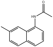 Acetamide, N-(7-methyl-1-naphthalenyl)- 结构式
