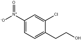 2-(2-氯-4-硝基苯基)1-乙醇 结构式