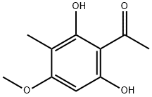 1-(2,6-Dihydroxy-4-methoxy-3-methylphenyl)ethanone 结构式