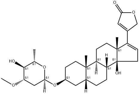 Oleandrin,anhydro-16-deacetyl- 结构式