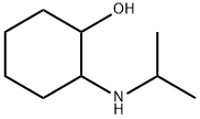 2-(异丙基氨基)环己-1-醇 结构式