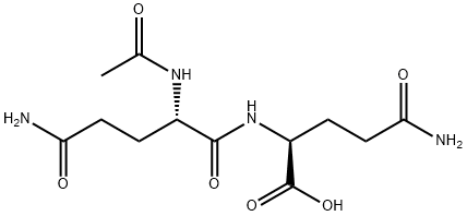 AC-GLN-GLN-OH 结构式