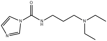 N-(3-(二乙氨基)丙基)-1H-咪唑-1-甲酰胺 结构式