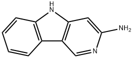 5H-Pyrido[4,3-b]indol-3-amine 结构式