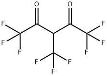 2,4-Pentanedione, 1,1,1,5,5,5-hexafluoro-3-(trifluoromethyl)- 结构式