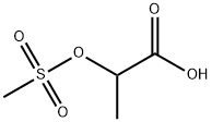 2-((甲基磺酰基)氧基)丙酸 结构式