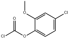 Carbonochloridic acid, 4-chloro-2-methoxyphenyl ester 结构式