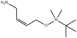 2-Buten-1-amine, 4-[[(1,1-dimethylethyl)dimethylsilyl]oxy]-, (2Z)- 结构式