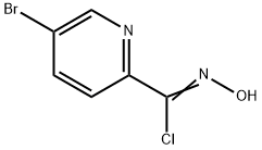 5-溴-2-吡啶氯化甲醛肟 结构式