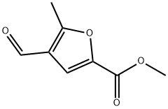 4-甲酰基-5-甲基呋喃-2-甲酸甲酯 结构式