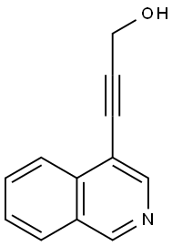 2-Propyn-1-ol, 3-(4-isoquinolinyl)- 结构式