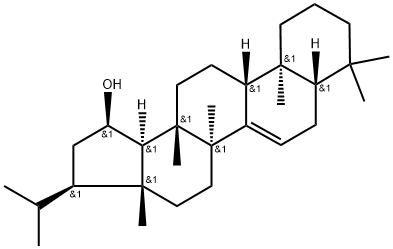 19alpha-Hydroxyfern-7-ene 结构式