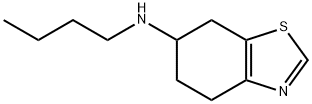 N-丁基-4,5,6,7-四氢苯并[D]噻唑-6-胺 结构式