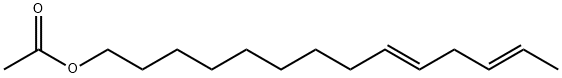 9,12-Tetradecadien-1-ol, acetate, (9E,12E)- (9CI) 结构式