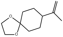 8-(1-丙烯-2-基)-1,4-二氧杂螺[4.5]癸烷 结构式
