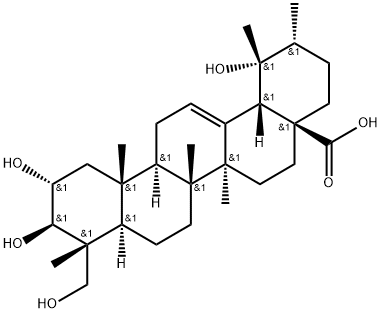 23-羟基委陵菜酸 结构式