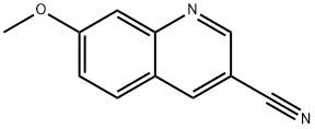 3-Quinolinecarbonitrile, 7-methoxy- 结构式