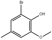 Phenol, 2-bromo-6-methoxy-4-methyl- 结构式