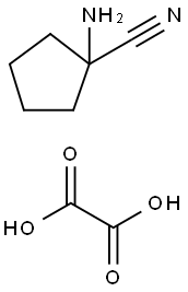 Cyclopentanecarbonitrile, 1-amino-, ethanedioate (1:1) 结构式