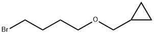((4-溴丁氧基)甲基)环丙烷 结构式