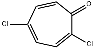 2,4,6-Cycloheptatrien-1-one, 2,5-dichloro- 结构式