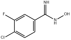 4-氯-3-氟-N'-羟基苯甲脒 结构式