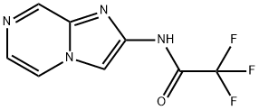 Acetamide, 2,2,2-trifluoro-N-imidazo[1,2-a]pyrazin-2-yl- 结构式