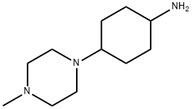 1-甲基-4-(4-氨基环己基)哌嗪 结构式