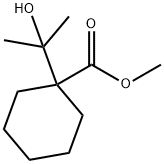 Cyclohexanecarboxylic acid, 1-(1-hydroxy-1-methylethyl)-, methyl ester 结构式