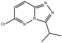 6-氯-3-异丙基-[1,2,4]三唑并[4,3-B]哒嗪 结构式