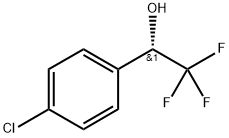 (+/-)-2,2,2-TRIFLUORO-1-(4-CHLOROPHENYL)ETHANOL 结构式