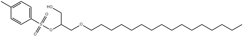 1-O-Hexadecyl-2-O-tosyl-glycerin 结构式