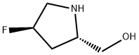 ((2S,4R)-4-氟吡咯烷-2-基)甲醇 结构式
