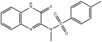 Benzenesulfonamide, N-(3,4-dihydro-3-thioxo-2-quinoxalinyl)-N,4-dimethyl- 结构式