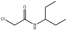 2-氯-N-(戊-3-基)乙酰胺 结构式