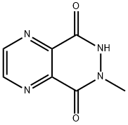 6-甲基-5H,6H,7H,8H-吡嗪并[2,3-D]哒嗪-5,8-二酮 结构式