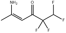 4-Hexen-3-one, 5-amino-1,1,2,2-tetrafluoro-, (4Z)- 结构式