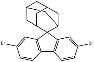 2',7'-二溴螺[金刚烷-2,9'-芴 结构式
