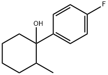 1-(4-氟苯基)-2-甲基环己烷-1-醇 结构式