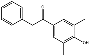 1-(4-羟基-3,5-二甲基苯基)-2-苯基乙酮 结构式